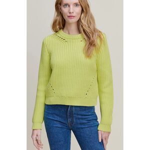 Kilte Viral Women's Lime Green Crew Neck Sweater